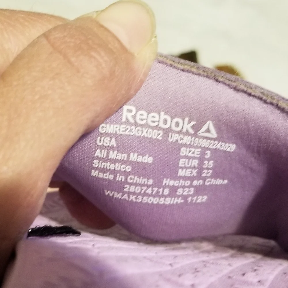 Reebok sandals shoes for girls size 3
